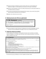 Instructions for Form LIC100 Driver&#039;s License, Learner&#039;s Permit or Id Card Application - Massachusetts (Portuguese), Page 4