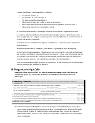 Instructions for Form LIC100 Driver&#039;s License, Learner&#039;s Permit or Id Card Application - Massachusetts (Portuguese), Page 5