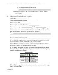 Prior Authorization Form - Anti-obesity Select Agents - Mississippi, Page 7