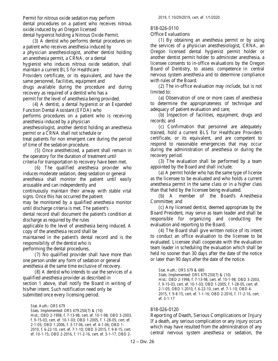 Nitrous Oxide Permit Application - Oregon, Page 18