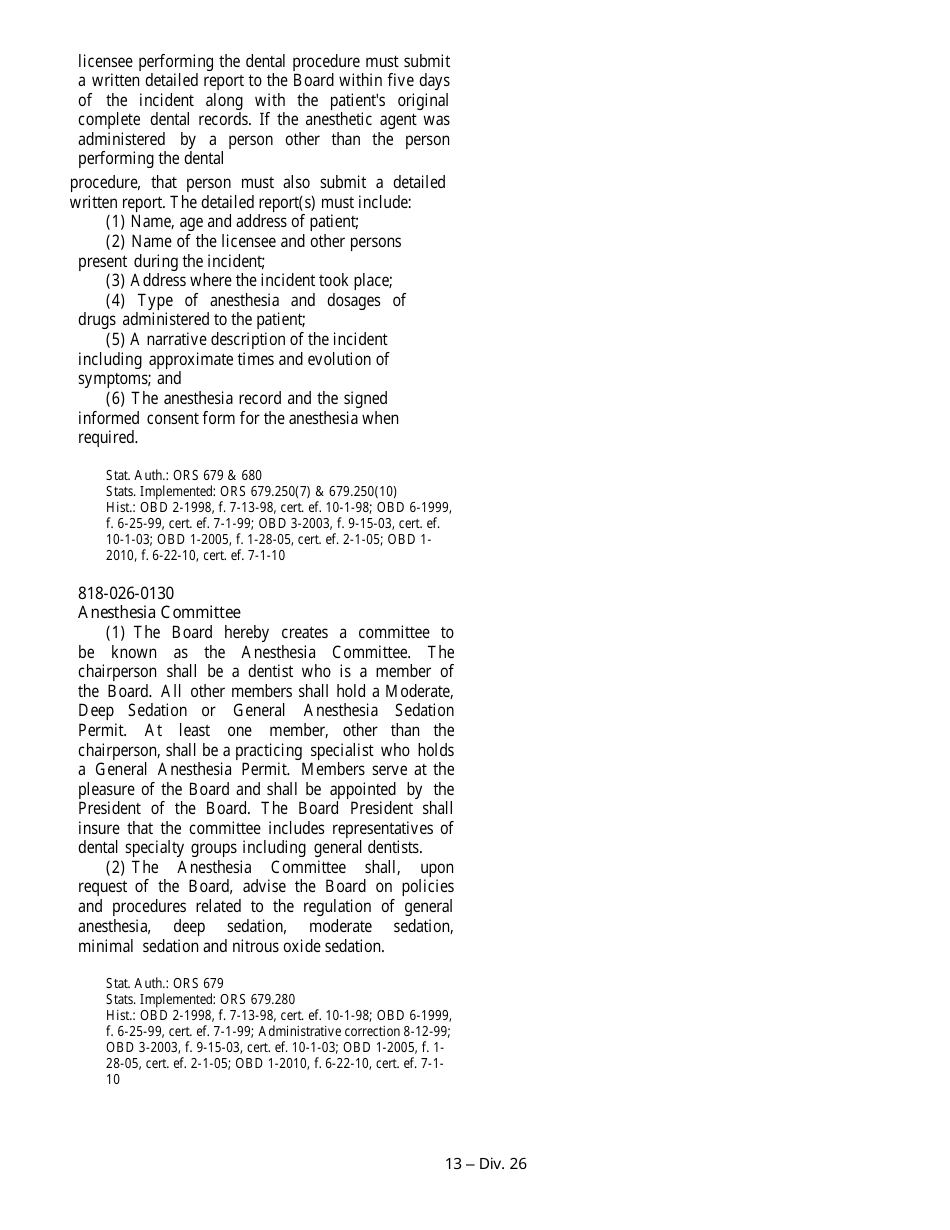 Nitrous Oxide Permit Application - Oregon, Page 19