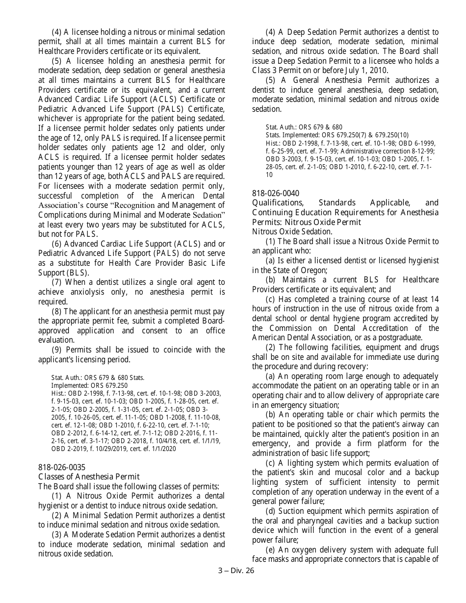 Nitrous Oxide Permit Application - Oregon, Page 9