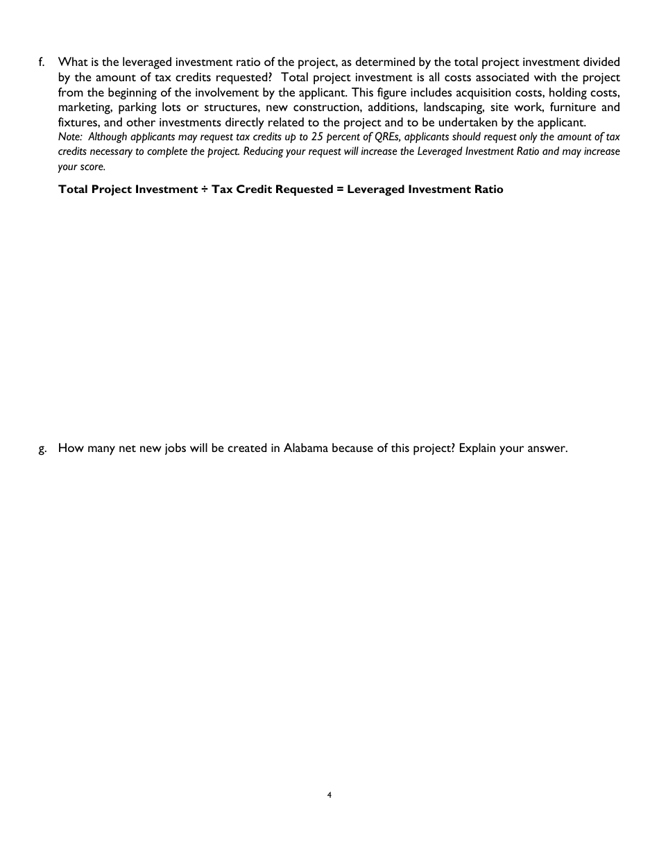 Part B Description of Rehabilitation - Alabama Historic Rehabilitation Tax Credit Program - Alabama, Page 4