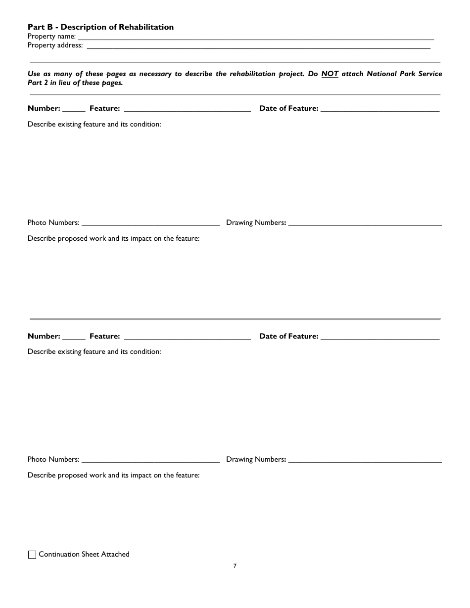 Part B Description of Rehabilitation - Alabama Historic Rehabilitation Tax Credit Program - Alabama, Page 7
