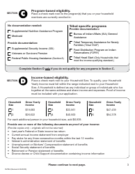 Form FM784 Oregon Lifeline Application (Discount) - Oregon, Page 3