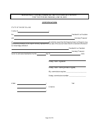 Non Deposit Taking Financial Institution Call Report - Rhode Island, Page 22