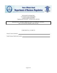 Non Deposit Taking Financial Institution Call Report - Rhode Island, Page 24
