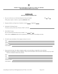 Credit Union Supplement to the Ncua 5300 Call Report - Rhode Island, Page 4