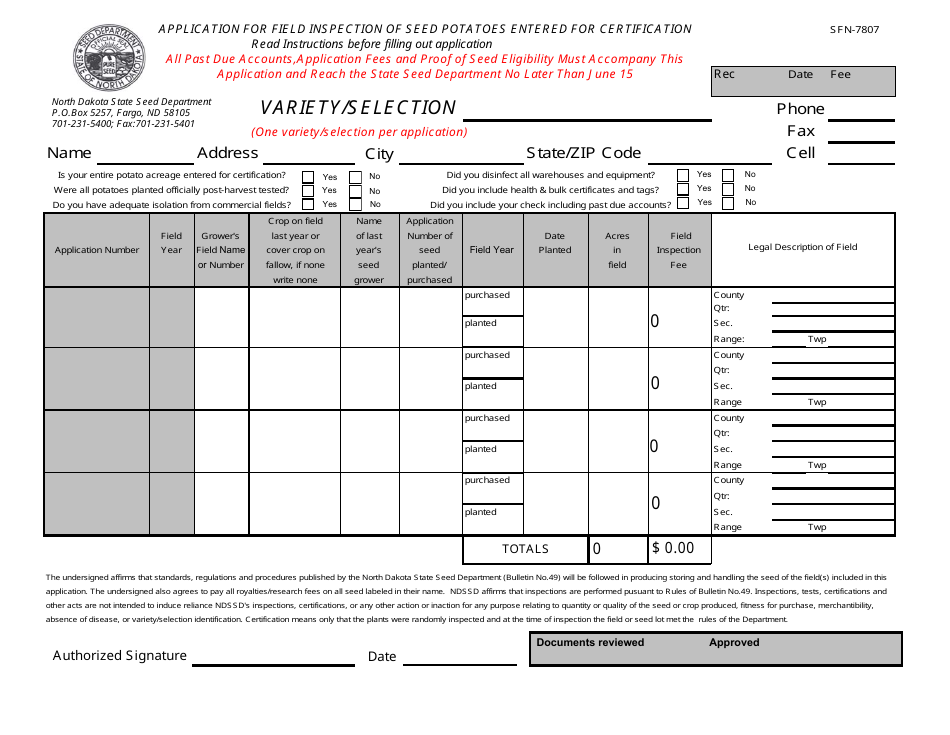 Form Sfn Fill Out Sign Online And Download Fillable Pdf North Dakota Templateroller