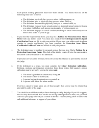 General Instructions for Seeking a Protection From Abuse Order - Kansas, Page 2
