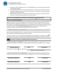 ETA Form 9198 Employer Representative Declaration - Work Opportunity Tax Credit (Wotc), Page 2