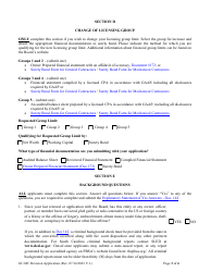 Form DOC.180 General and Mechanical Contractor Revision Application - South Carolina, Page 4