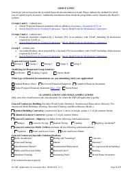 Form DOC165 General and Mechanical Contractor Application for Licensure - South Carolina, Page 5