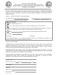 Form DOC168 General and Mechanical Contractors Primary Qualifying Party (Pqp) and Qualifying Party (Qp) Initial Application - South Carolina, Page 9