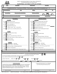 Document preview: DNR Form H-6 Hunting License Application - Maryland