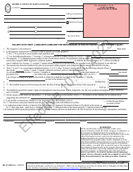 Form DC-CV-082 Failure to Pay Rent - Landlord&#039;s Complaint for Repossession of Rented Property (Real Property 8-401) - Maryland, Page 2
