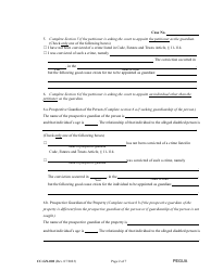 Form CC-GN-002 Petition for Guardianship of Alleged Disabled Person (Md. Rule 10-112) - Maryland, Page 2