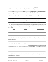 Form CC-GN-002 Petition for Guardianship of Alleged Disabled Person (Md. Rule 10-112) - Maryland, Page 5