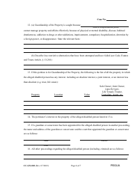 Form CC-GN-002 Petition for Guardianship of Alleged Disabled Person (Md. Rule 10-112) - Maryland, Page 6