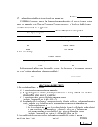 Form CC-GN-002 Petition for Guardianship of Alleged Disabled Person (Md. Rule 10-112) - Maryland, Page 7