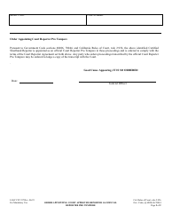 Form LACIV237 Order Appointing Court Approved Reporter as Official Reporter Pro Tempore - County of Los Angeles, California, Page 2