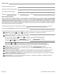 Form WH-380-E Fmla Certification of Health Care Provider for Employee&#039;s Serious Health Condition, Page 2