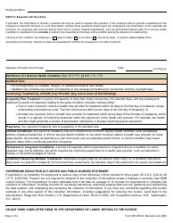 Form WH-380-E Fmla Certification of Health Care Provider for Employee&#039;s Serious Health Condition, Page 4