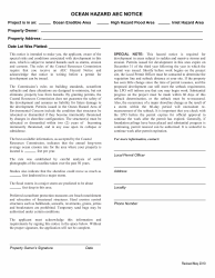Form EB1952 Application for CAMA Minor Development Permit - North Carolina, Page 6