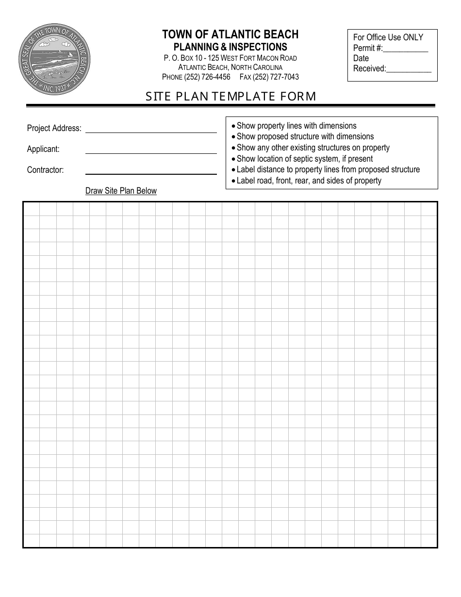 Building Permit Application - Town of Atlantic Beach, North Carolina, Page 5