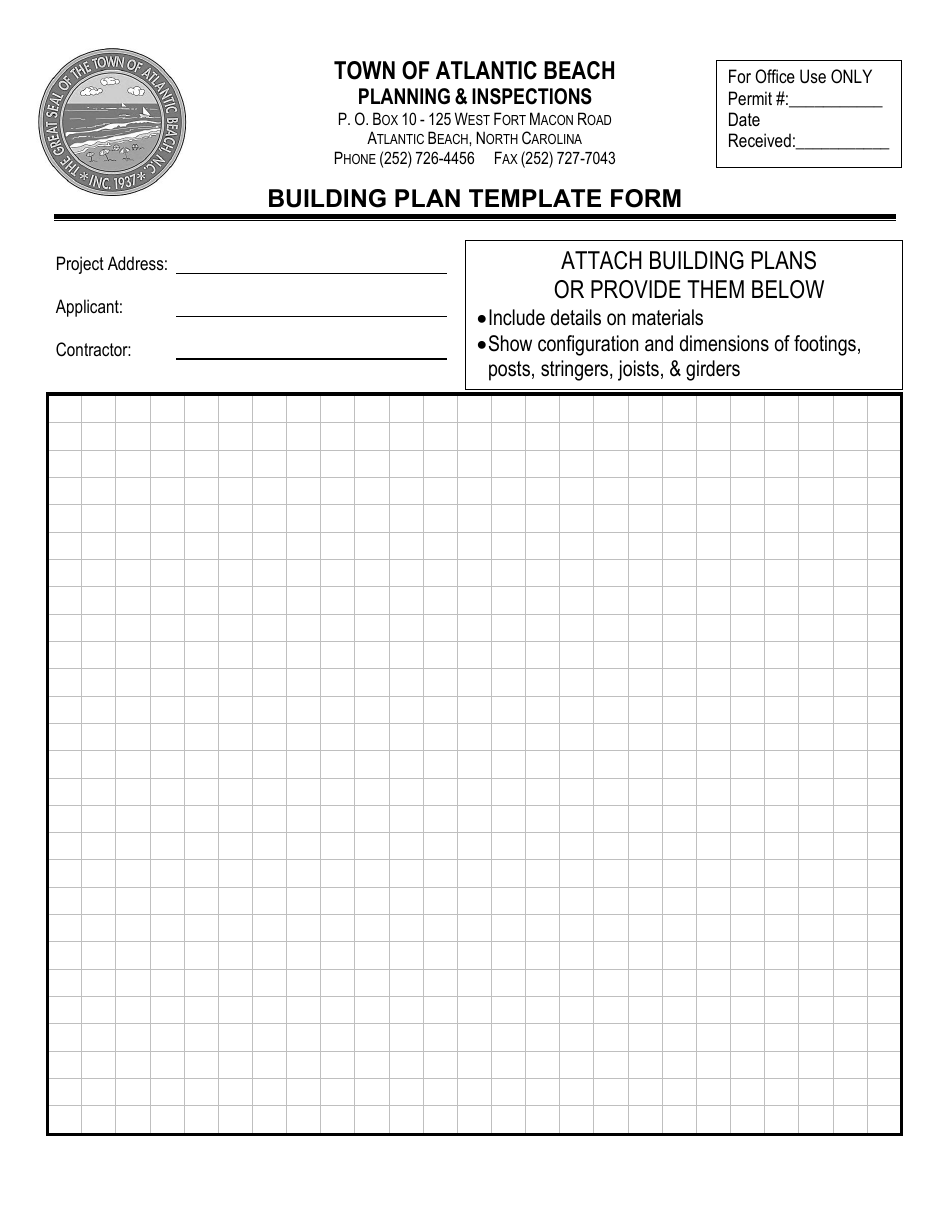 Building Permit Application - Town of Atlantic Beach, North Carolina, Page 6