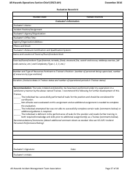 Task Book for the Position of Type 3 All-hazards Operations Section Chief (Osc3-ah) - Washington, Page 27