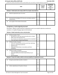 Form SOF3-AH Task Book for the Position of Type 3 All-hazards - Safety Officer - Washington, Page 13