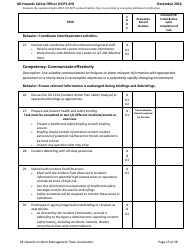 Form SOF3-AH Task Book for the Position of Type 3 All-hazards - Safety Officer - Washington, Page 15