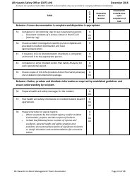 Form SOF3-AH Task Book for the Position of Type 3 All-hazards - Safety Officer - Washington, Page 16