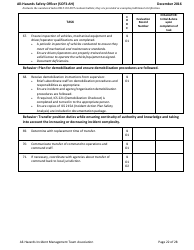 Form SOF3-AH Task Book for the Position of Type 3 All-hazards - Safety Officer - Washington, Page 22