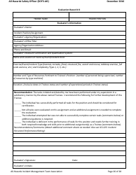 Form SOF3-AH Task Book for the Position of Type 3 All-hazards - Safety Officer - Washington, Page 26