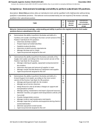 Task Book for the Position of Type 3 All-hazards Logistics Section Chief (Lsc3-ah) - Washington, Page 11