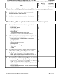 Task Book for the Position of Type 3 All-hazards Finance/Administration Section Chief (Fsc3-ah) - Washington, Page 13