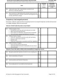 Task Book for the Position of Type 3 All-hazards Finance/Administration Section Chief (Fsc3-ah) - Washington, Page 15
