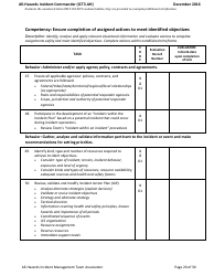 Task Book for the Position of Type 3 All-hazards Incident Commander (Ict3-ah) - Washington, Page 20