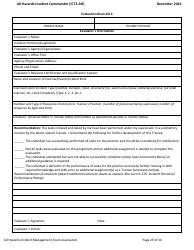 Task Book for the Position of Type 3 All-hazards Incident Commander (Ict3-ah) - Washington, Page 29
