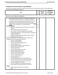 Task Book for the Position of Type 3 All-hazards Planning Section Chief (Psc3-ah) - Washington, Page 13