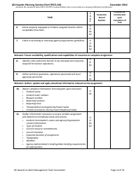 Task Book for the Position of Type 3 All-hazards Planning Section Chief (Psc3-ah) - Washington, Page 14