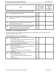 Task Book for the Position of Type 3 All-hazards Planning Section Chief (Psc3-ah) - Washington, Page 16