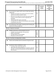 Task Book for the Position of Type 3 All-hazards Planning Section Chief (Psc3-ah) - Washington, Page 18