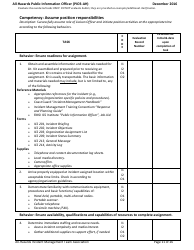 Task Book for the Position of Type 3 All-hazards Public Information Officer (Pio3-ah) - Washington, Page 11