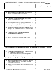 Task Book for the Position of Type 3 All-hazards Public Information Officer (Pio3-ah) - Washington, Page 13