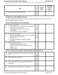 Task Book for the Position of Type 3 All-hazards Public Information Officer (Pio3-ah) - Washington, Page 14