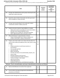 Task Book for the Position of Type 3 All-hazards Public Information Officer (Pio3-ah) - Washington, Page 19