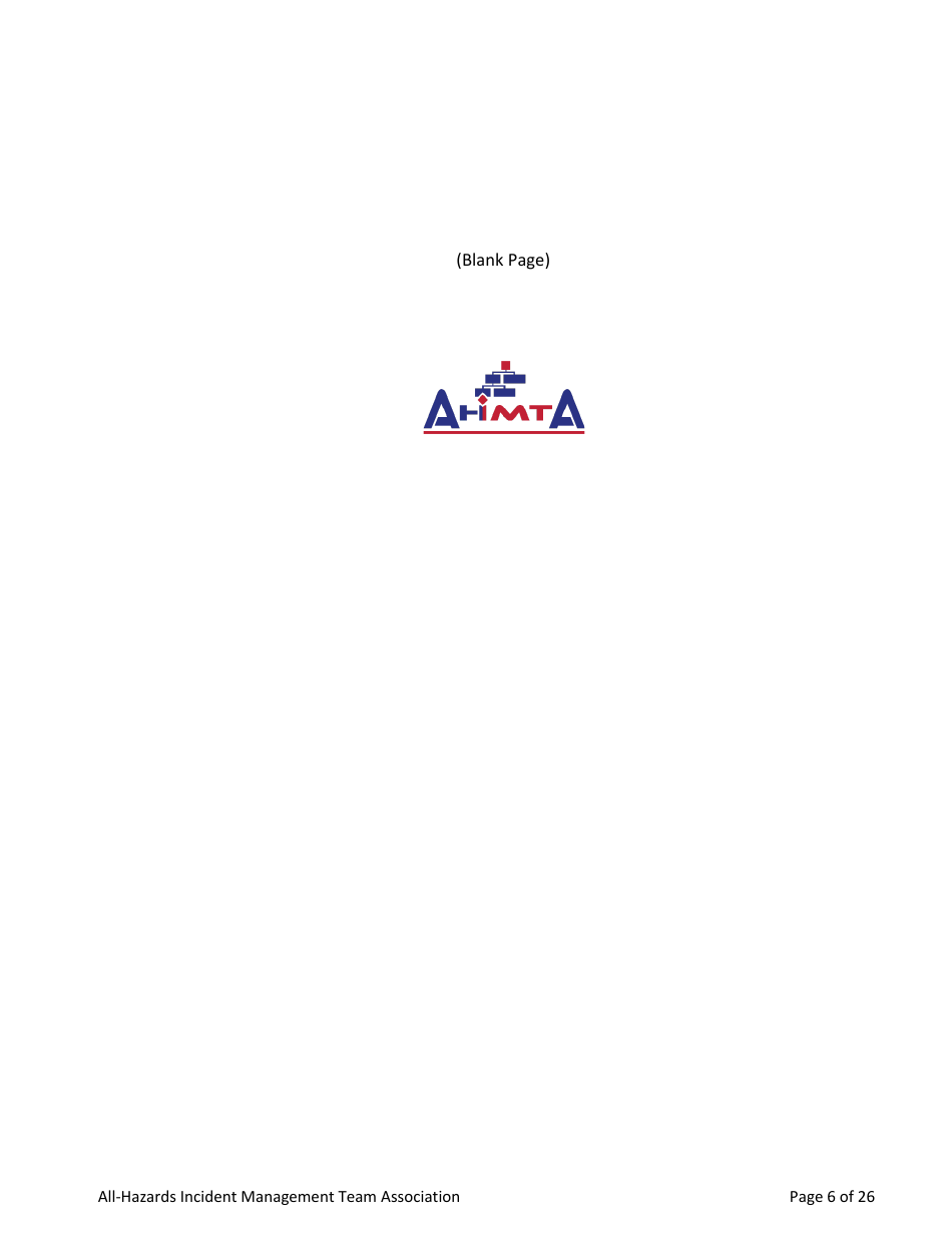 Task Book for the Position of Type 3 All-hazards Public Information Officer (Pio3-ah) - Washington, Page 6